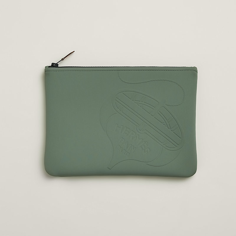 シンプル Hermes Neobain Thalassaポーチ MM Neobain Thalassa case, medium model | Hermès Canada